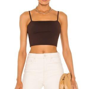 Susana Monaco Thin Strap Crop Tank (Size S)